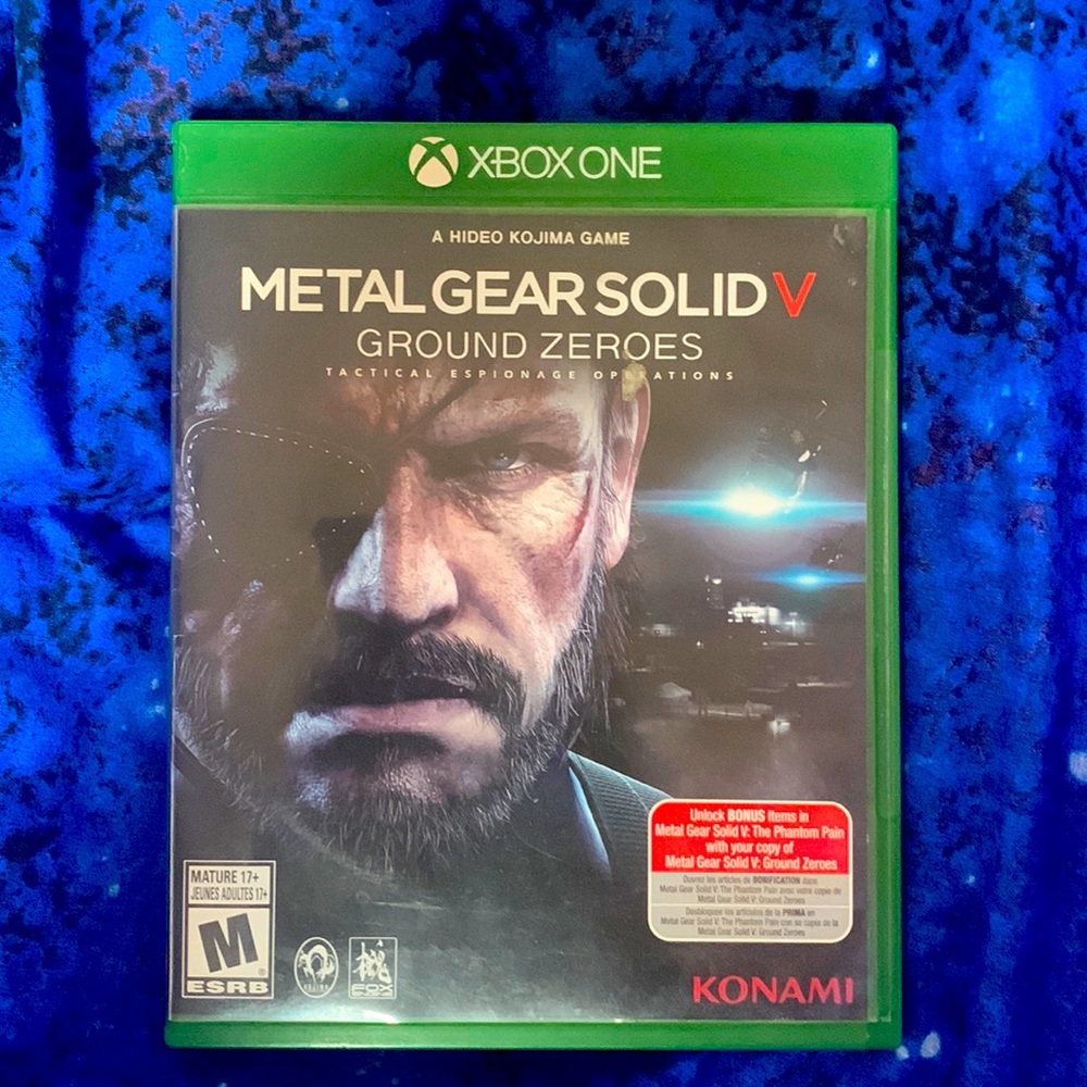 Xbox one Metal Gear Solid V game
